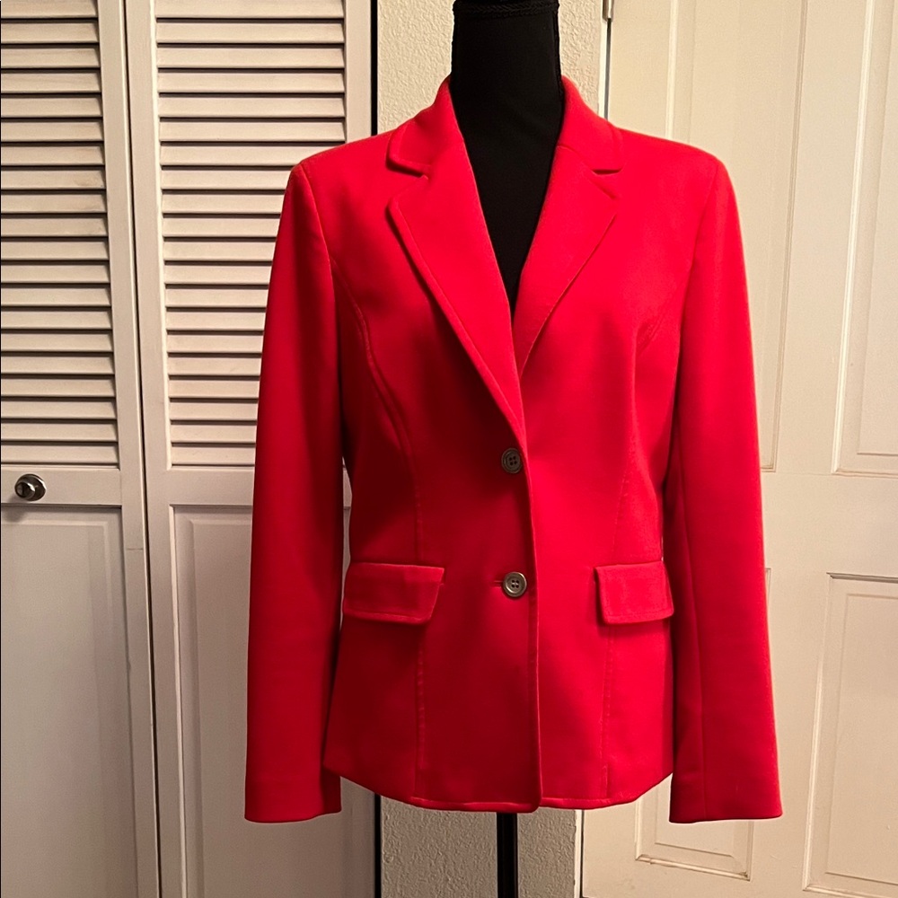 Jones New York Scarlet Blazer